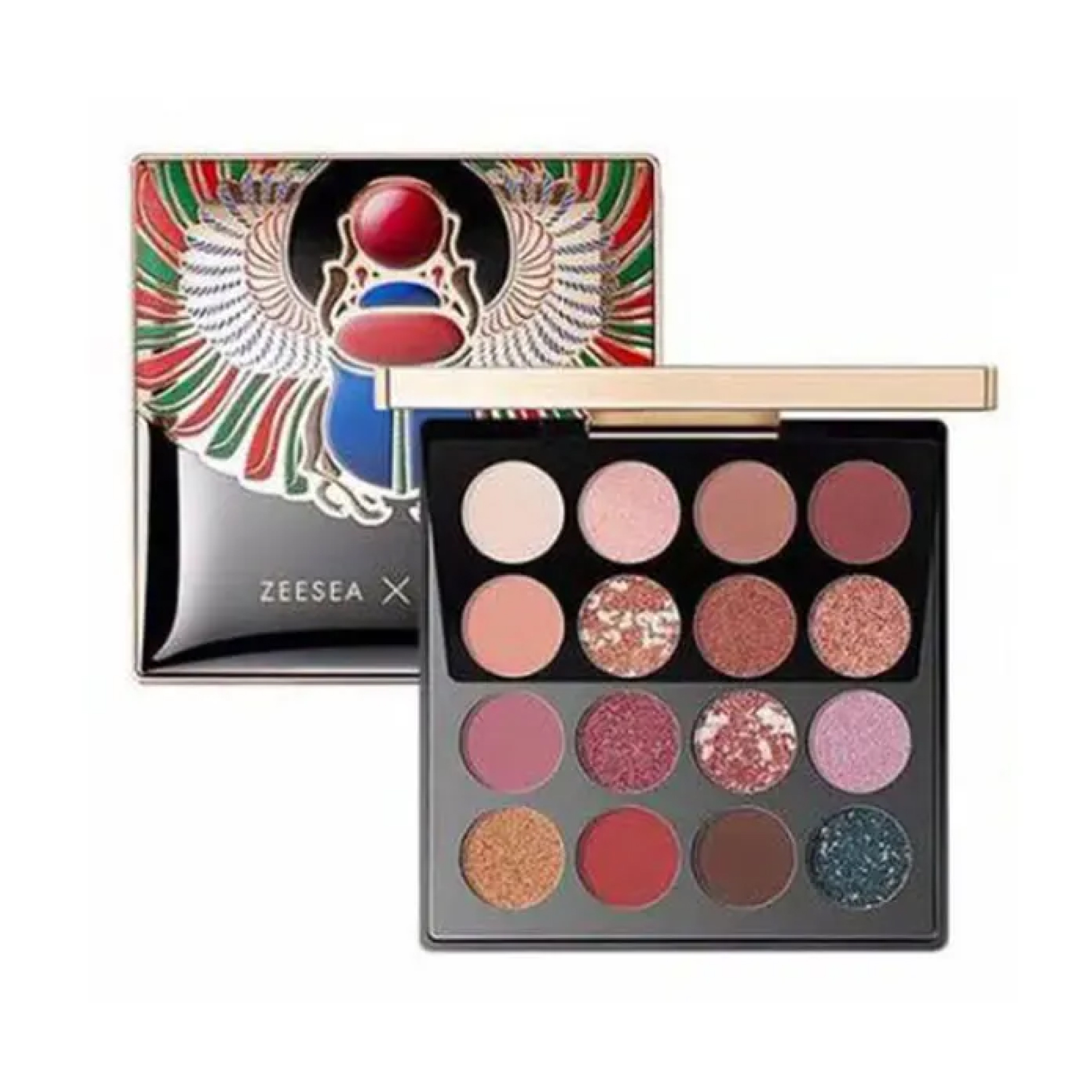 ZEESEA×大英博物館 16色スクエアアイシャドウパレット | ZEESEA